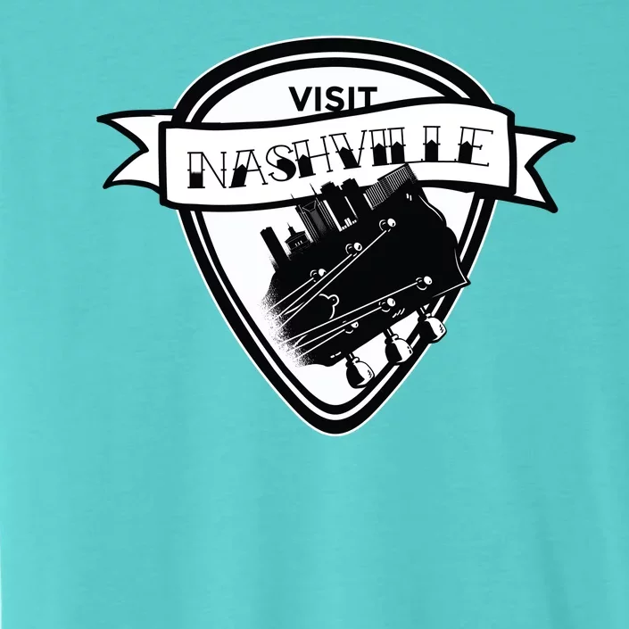 Visit Nashville Guitar ChromaSoft Performance T-Shirt