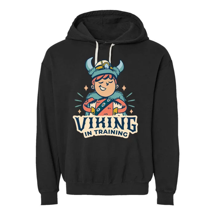 Viking In Training Garment-Dyed Fleece Hoodie