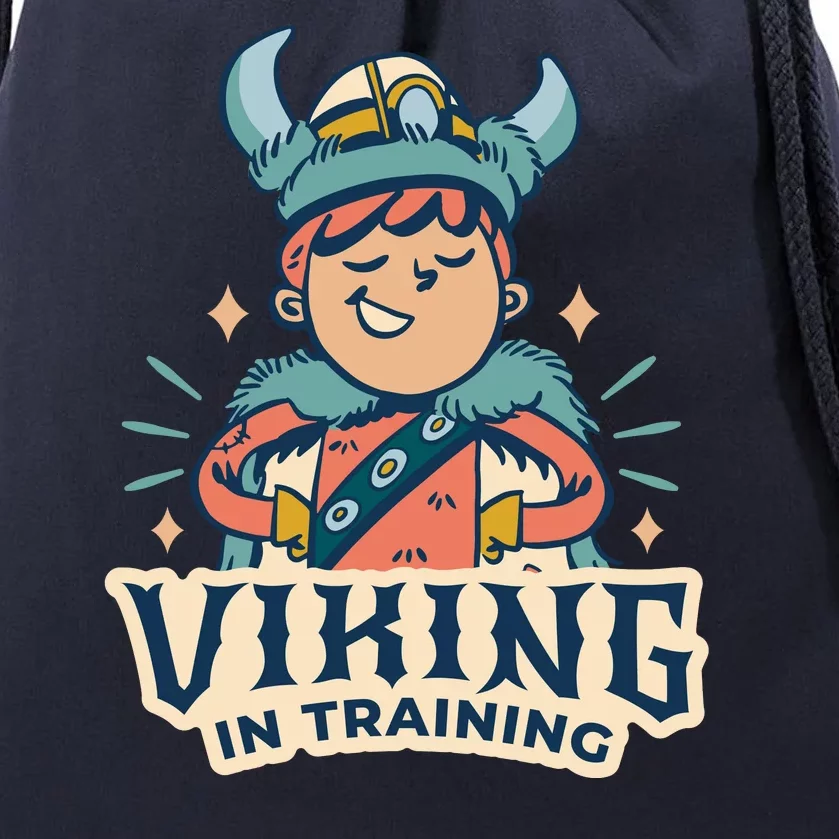 Viking In Training Drawstring Bag