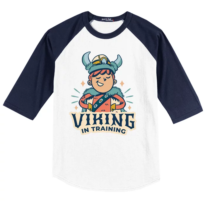 Viking In Training Baseball Sleeve Shirt