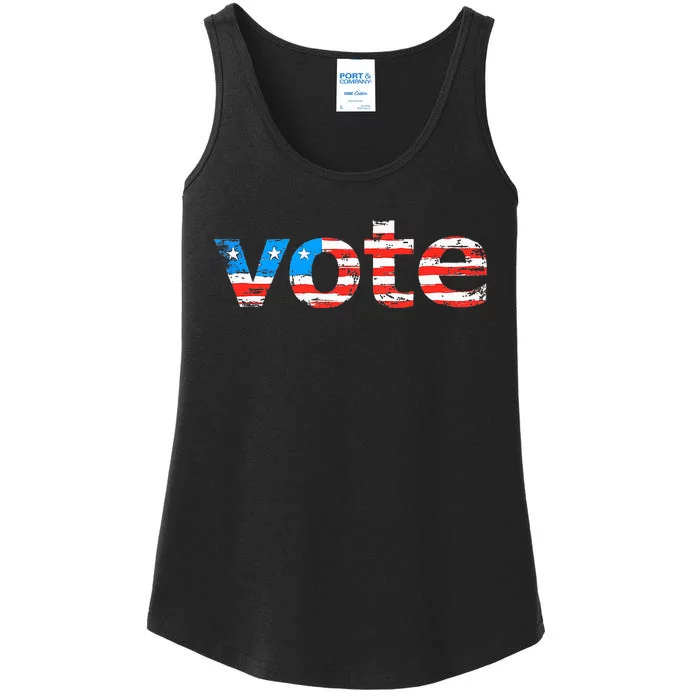 Vote In The Election. Votes Count! Yours Does Ladies Essential Tank