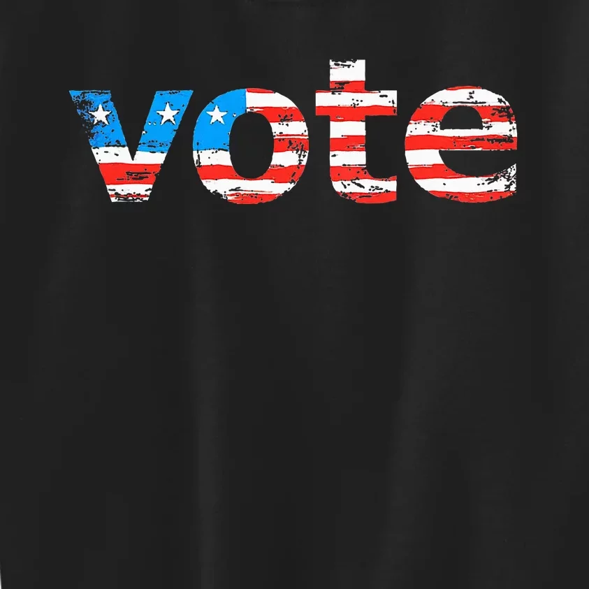 Vote In The Election. Votes Count! Yours Does Kids Sweatshirt