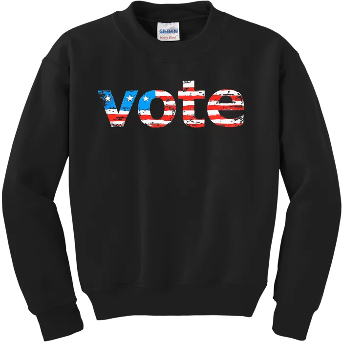 Vote In The Election. Votes Count! Yours Does Kids Sweatshirt