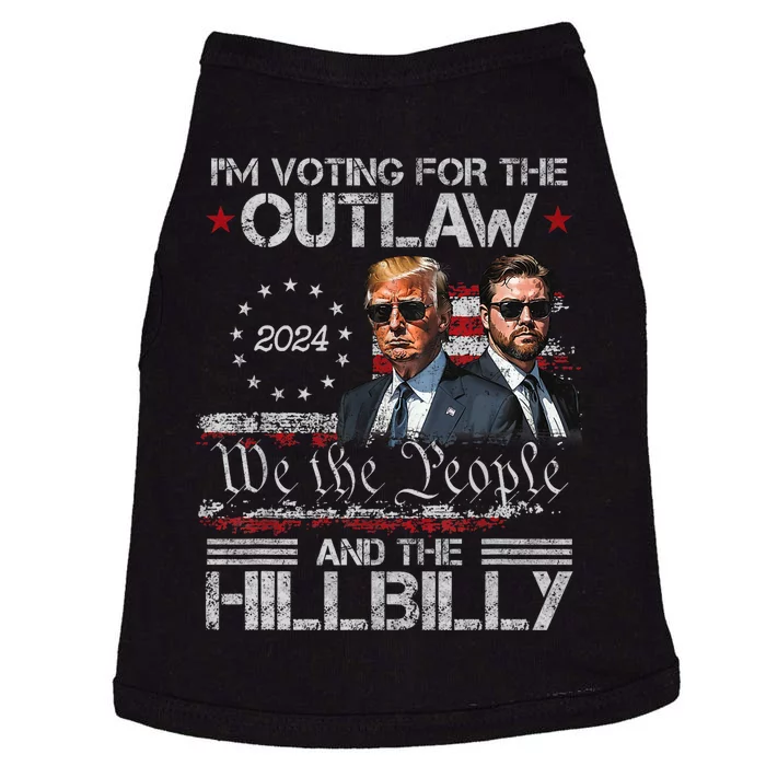 Vintage IM Voting For The Outlaw And The Hillbilly 2024 Doggie Tank