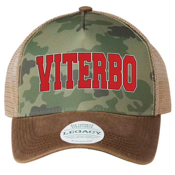 Viterbo Italy Varsity Style Vintage Retro Italian Sports Cute Gift Legacy Tie Dye Trucker Hat