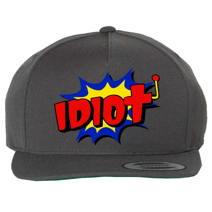 Vegasmatt Idiot Wool Snapback Cap