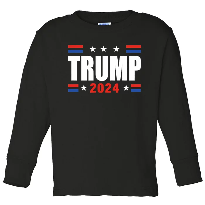 Vintage IM Voting For The Outlaw And The Hillbilly 2 Side Toddler Long Sleeve Shirt