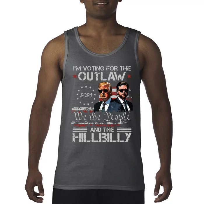 Vintage IM Voting For The Outlaw And The Hillbilly 2024 Tank Top