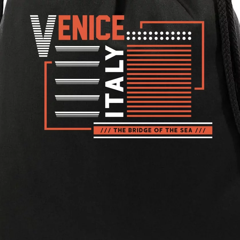 Venice Italy Drawstring Bag