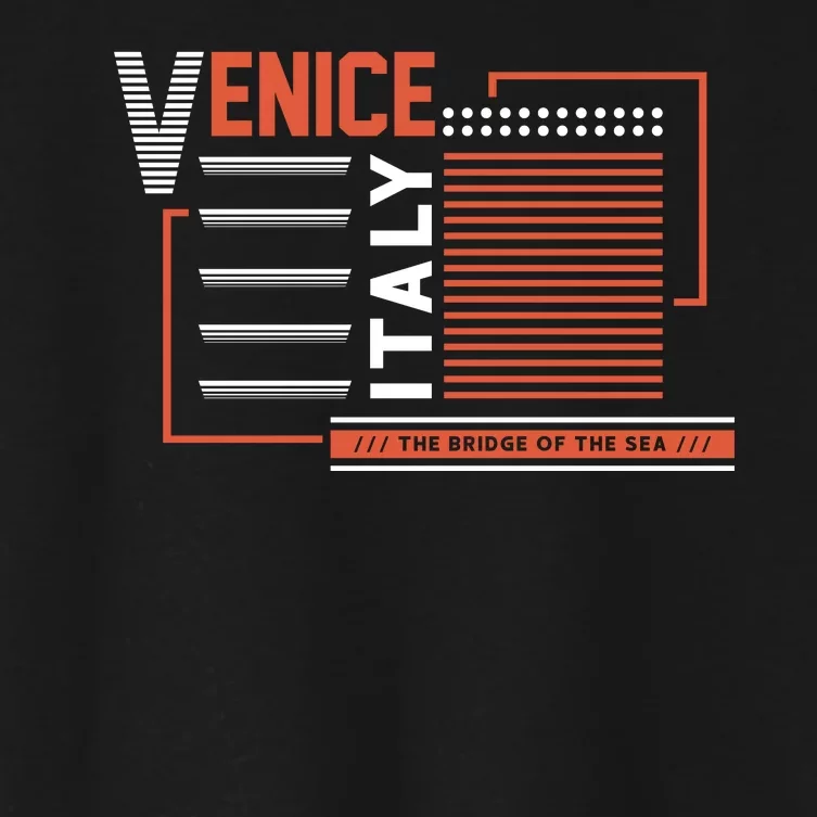 Venice Italy Women's Crop Top Tee