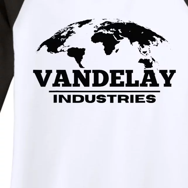 Vandelay Industries Women's Tri-Blend 3/4-Sleeve Raglan Shirt