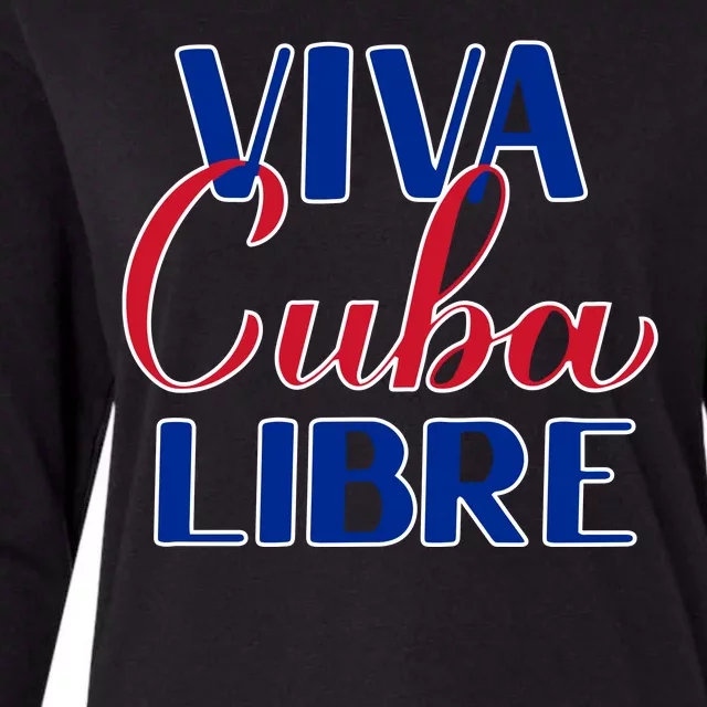 Viva Cuba Libre Womens Cotton Relaxed Long Sleeve T-Shirt