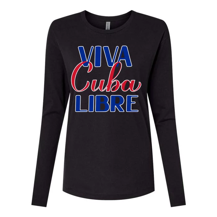 Viva Cuba Libre Womens Cotton Relaxed Long Sleeve T-Shirt