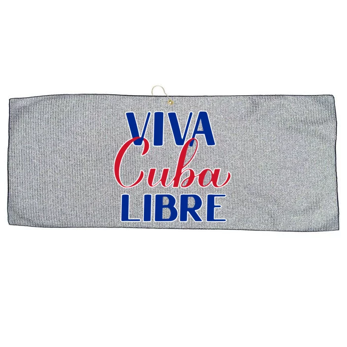 Viva Cuba Libre Large Microfiber Waffle Golf Towel