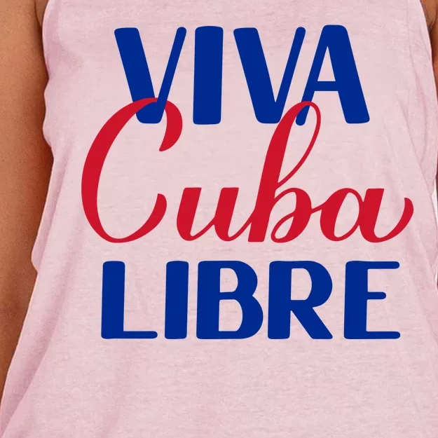 Viva Cuba Libre Women's Knotted Racerback Tank