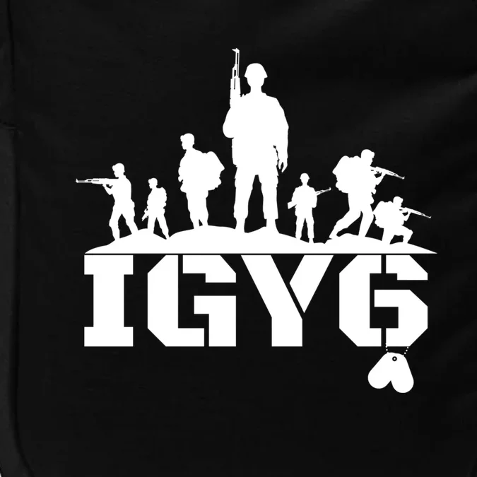 Veteran Igy6 War Vet Soldiers Gift Impact Tech Backpack