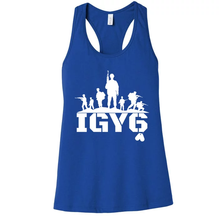 Veteran Igy6 War Vet Soldiers Gift Women's Racerback Tank