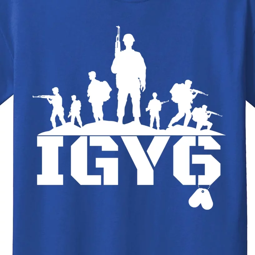 Veteran Igy6 War Vet Soldiers Gift Kids T-Shirt