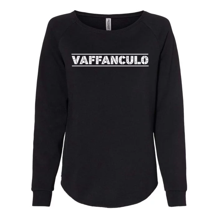 Vaffanculo Italian Word Bad Word Insult Language Gift Womens California Wash Sweatshirt