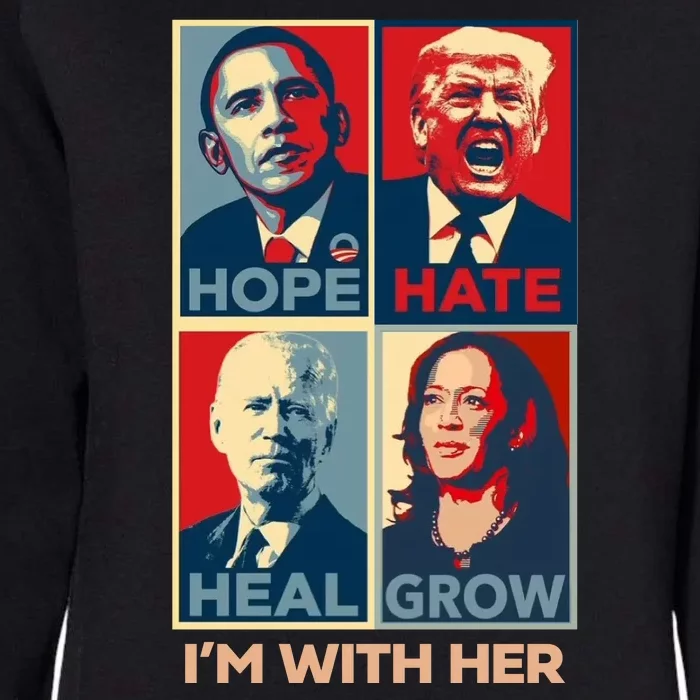 Vintage Im With Her Vote Kamala Harris 2024 Womens California Wash Sweatshirt