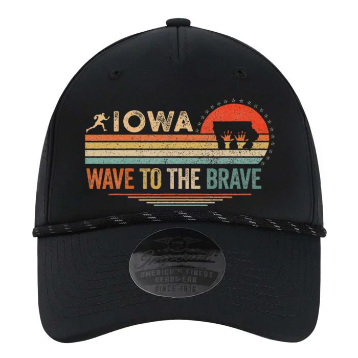 Vintage Iowa Wave To The Brave Football Childrens Hospital Performance The Dyno Cap