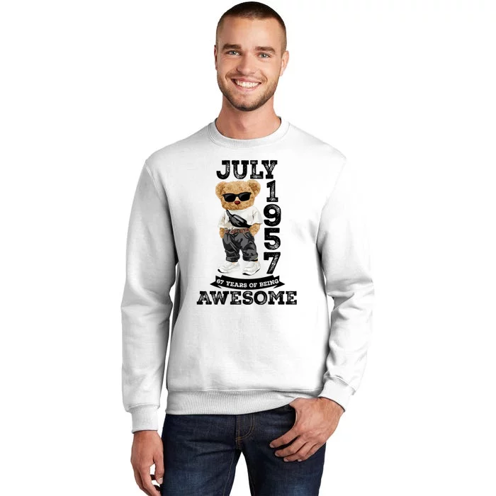 Vintage July 1957 67th Birthday Gifts 67 Year Old Sweatshirt