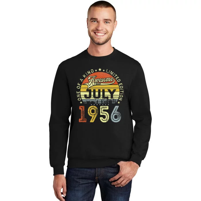 Vintage July 1956 Limited Edition 67th Bday 67 Years Old Sweatshirt