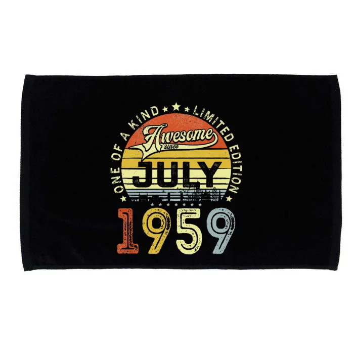 Vintage July 1959 Limited Edition 64th Bday 64 Years Old Microfiber Hand Towel