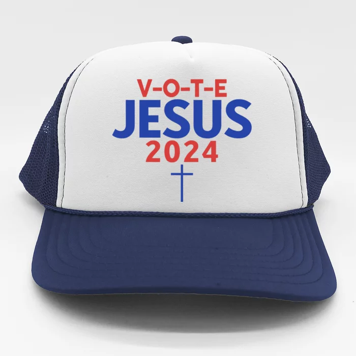 Vote Jesus 2024 American Candidate Voter Rights Trucker Hat