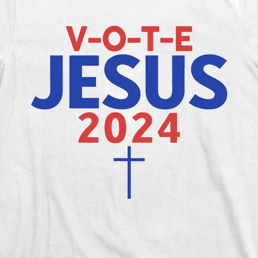 Vote Jesus 2024 American Candidate Voter Rights T-Shirt