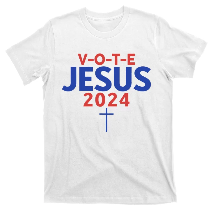 Vote Jesus 2024 American Candidate Voter Rights T-Shirt