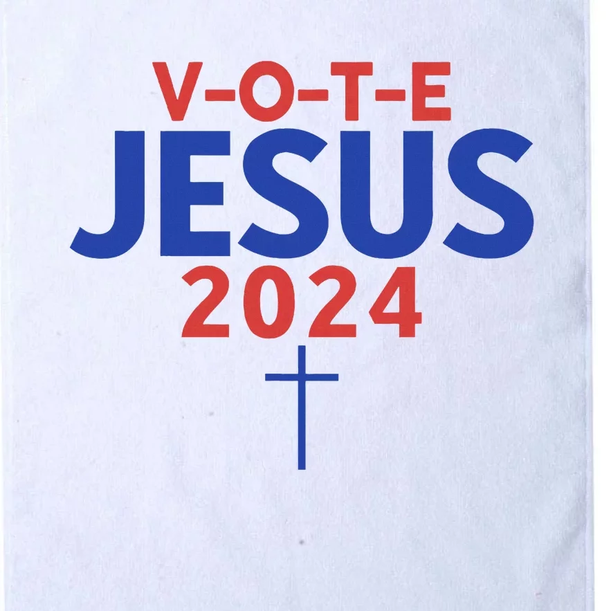 Vote Jesus 2024 American Candidate Voter Rights Platinum Collection Golf Towel