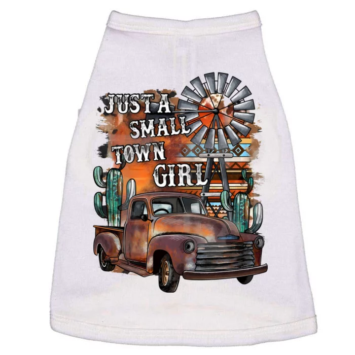 Vintage Just A Small Town Girl Doggie Tank