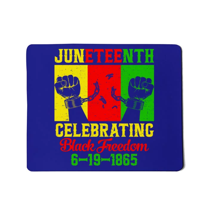 Vintage Juneteenth Celebrate Black Freedom Day June 19 1865 Meaningful Gift Mousepad