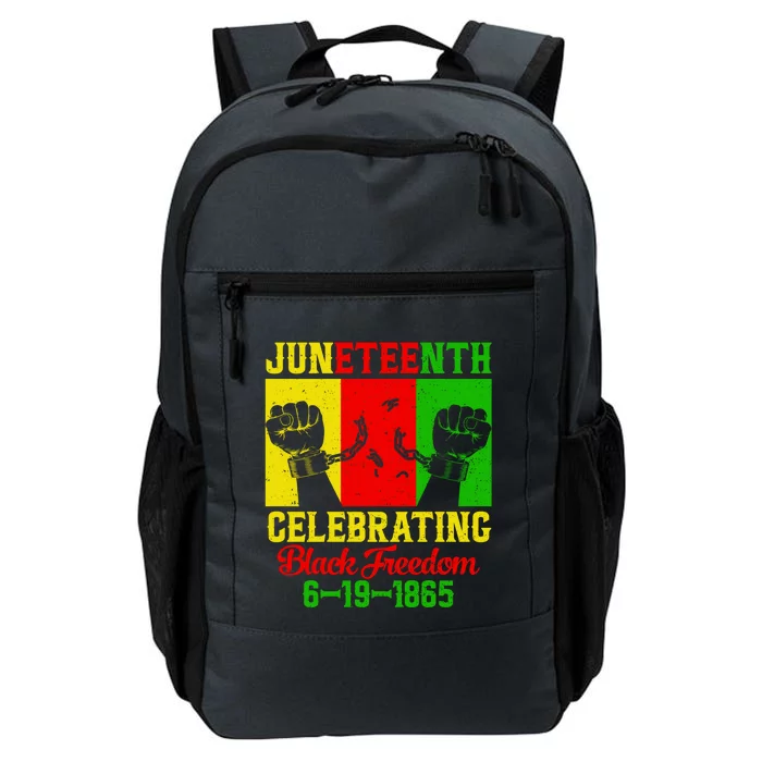 Vintage Juneteenth Celebrate Black Freedom Day June 19 1865 Meaningful Gift Daily Commute Backpack