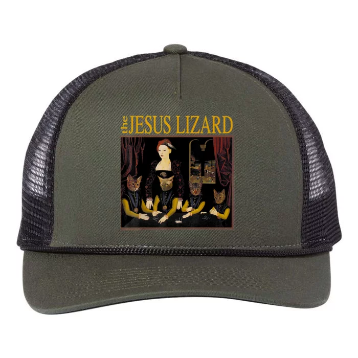 Vintage Jesus Cats Lizard Shirt Retro Limited Edition Retro Rope Trucker Hat Cap