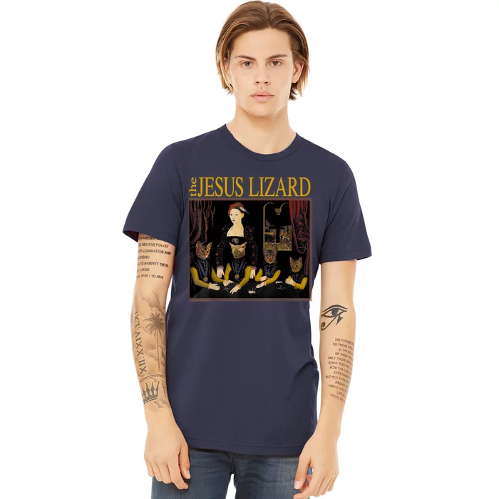 Vintage Jesus Cats Lizard Shirt Retro Limited Edition Premium T-Shirt