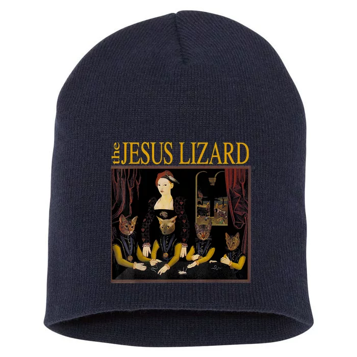 Vintage Jesus Cats Lizard Shirt Retro Limited Edition Short Acrylic Beanie