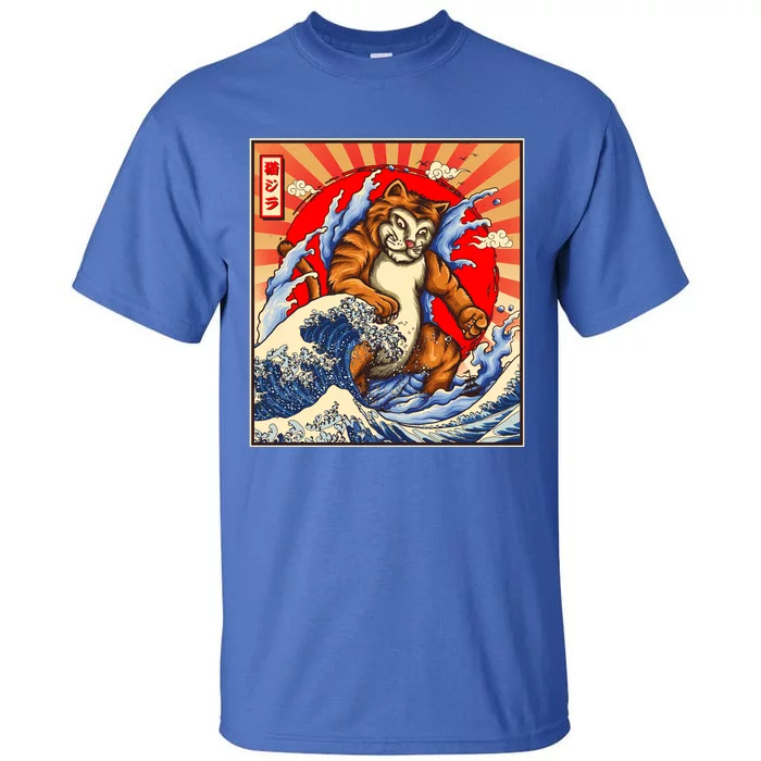 Vintage Japanese Catzilla Poster Tall T-Shirt