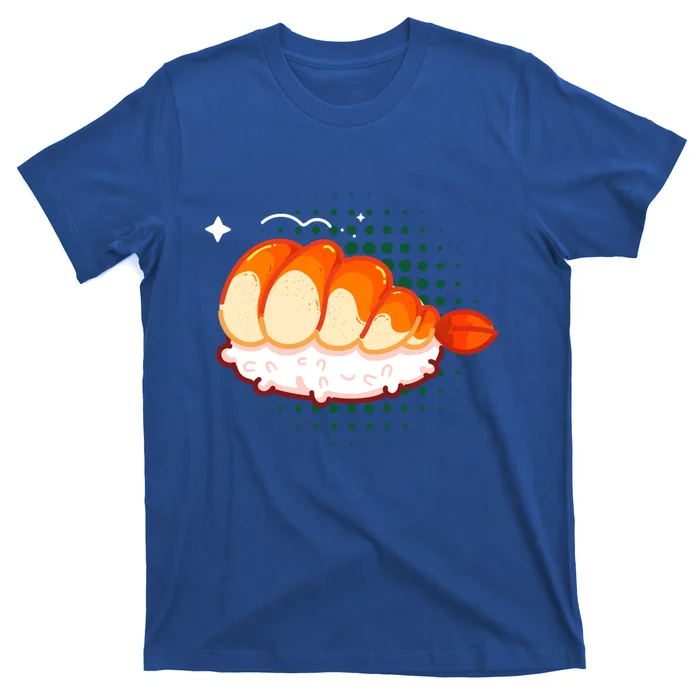 Vintage Japanese Cuisine Tempura With Rice Shrimp Gift T-Shirt