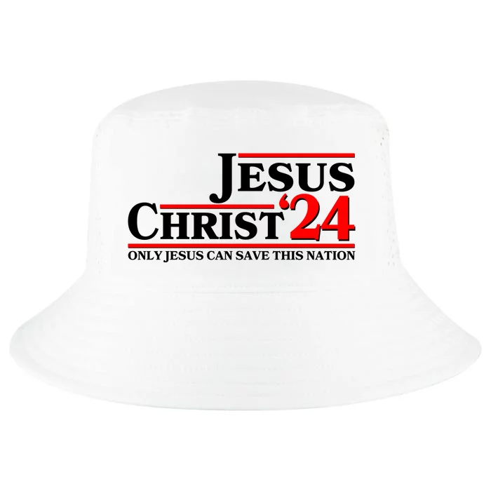 Vote Jesus Christ 2024 Only Jesus Can Save This Nation Cool Comfort Performance Bucket Hat