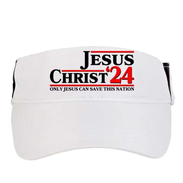 Vote Jesus Christ 2024 Only Jesus Can Save This Nation Adult Drive Performance Visor