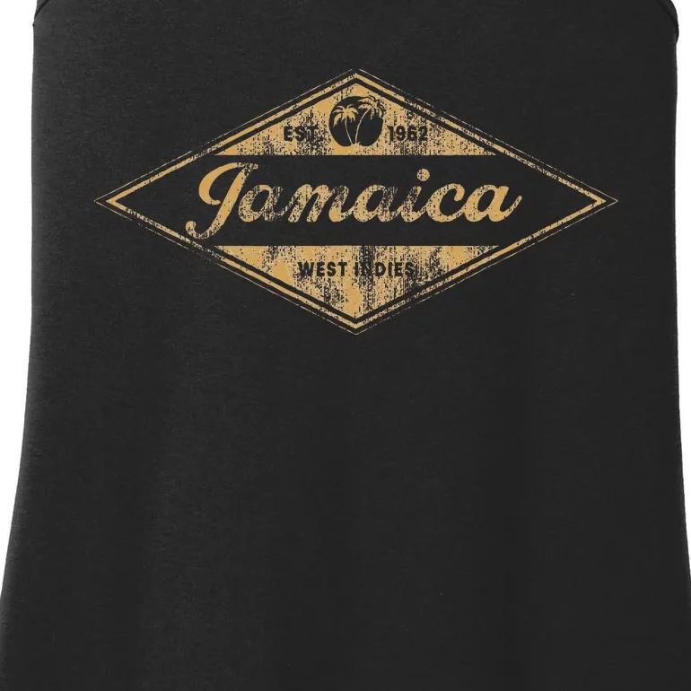 Vintage Jamaica Est 1962 Ladies Essential Tank