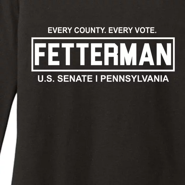 Vote John Fetterman For Senate Womens CVC Long Sleeve Shirt