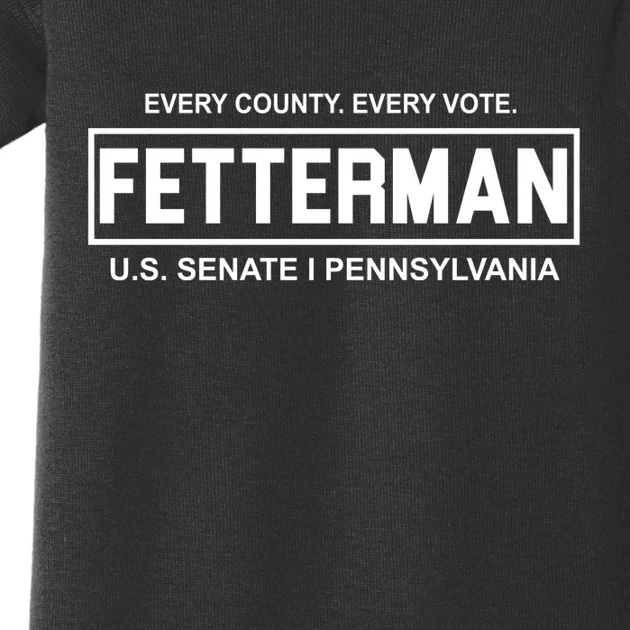 Vote John Fetterman For Senate Baby Bodysuit