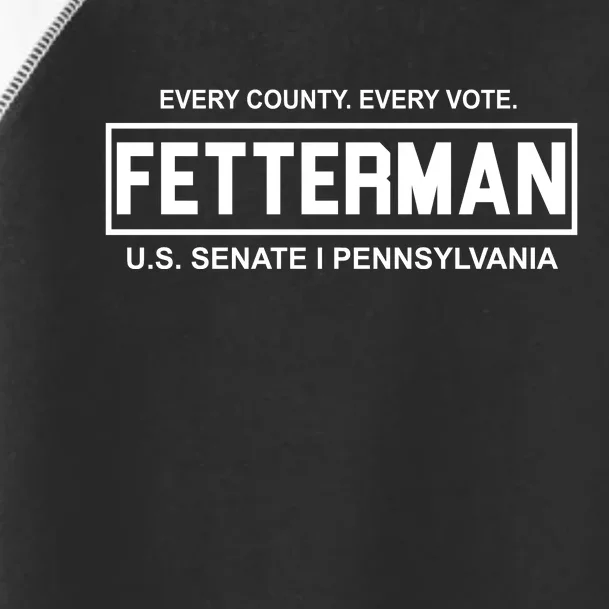 Vote John Fetterman For Senate Toddler Fine Jersey T-Shirt