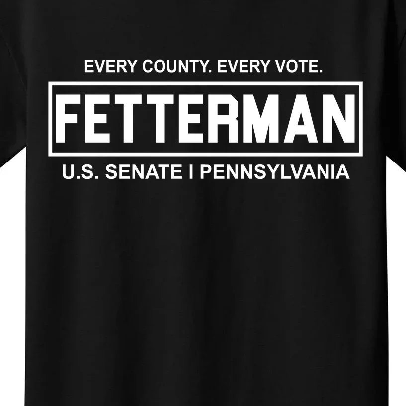 Vote John Fetterman For Senate Kids T-Shirt