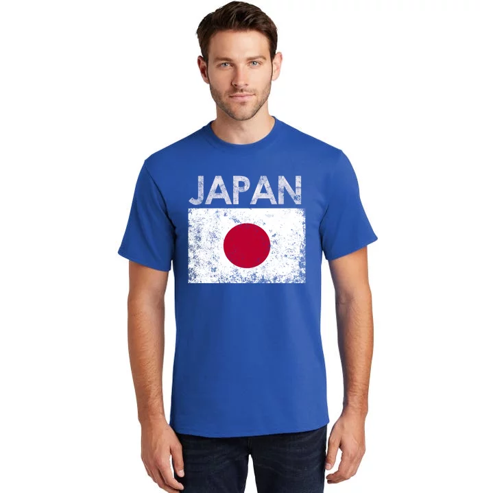 Vintage Japan Japanese Flag Pride Gift Tall T-Shirt