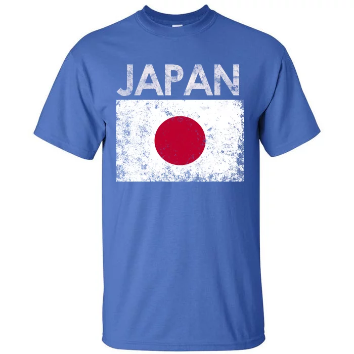 Vintage Japan Japanese Flag Pride Gift Tall T-Shirt