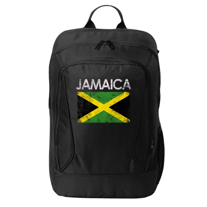 Vintage Jamaica Jamaican Flag Pride Gift City Backpack